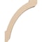 Ekena Millwork 3-inch W x 14-inch D x 18-inch H Lafayette Rough Cedar Woodgrain TimberThane Knee Brace, Primed BRCUR03X14X18LFTRCPR - alternate 4